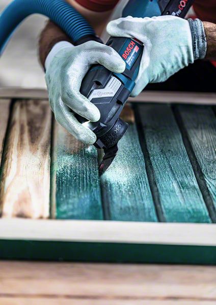 BOSCH EXPERT Sanding Finger Coarse AVZ 32 RT4 Schleifplatte für Multifunktionswerkzeuge, 32 x 50 mm. Für oszillierende Multifunktionswerkzeuge