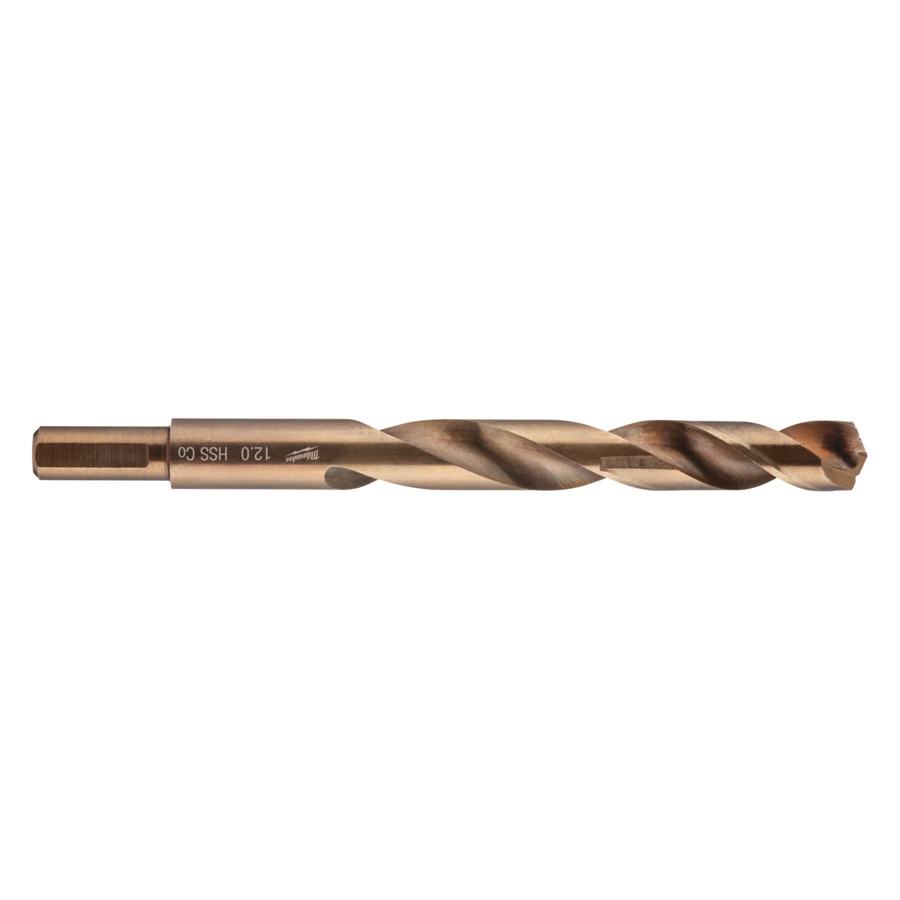 MILWAUKEE 12,0 x 151 mm, HSS-G Co HSS-G RED COBALT Metallbohrer DIN 338