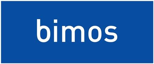 BIMOS Drehhocker Alu.pol.Kunstlederpolster schwarz Sitz-H.450-650mm Rl.BIMOS