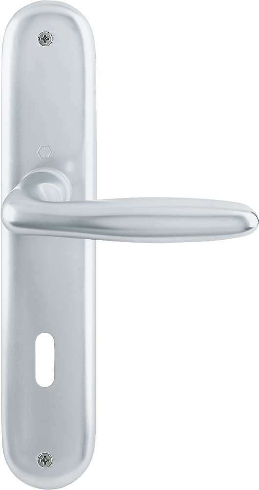 HOPPE® Drückergarnitur mit Langschild Verona 1510/273P, Aluminium, 2962220 HOPPE® Drückergarnitur mit Langschild Verona 1510/273P, Aluminium, 2962220