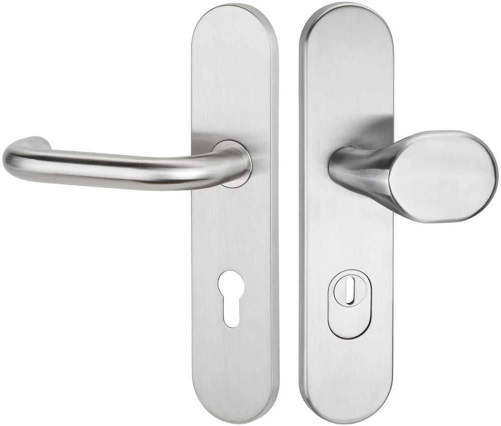 HERMAT FH Schutz-Wechselgarnitur mit Langschild BASIC 01 1801.FH/2089.KS/3128, Edelstahl HERMAT FH Schutz-Wechselgarnitur mit Langschild BASIC 01 1801.FH/2089.KS/3128, Edelstahl