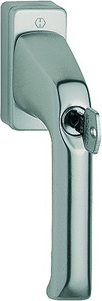 HOPPE® Fenstergriff absperrbar London 013S/U11Z 200NM, ohne Schrauben, Aluminium, 8220709