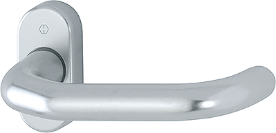 HOPPE® Drücker-Halbgarnitur ohne Schlüsselrosette Paris 138GF/55, VK8, ohne Stütznocken, Aluminium, 3162013