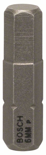 BOSCH Schrauberbit Extra-Hart HEX 6, 25 mm, 3er-Pack
