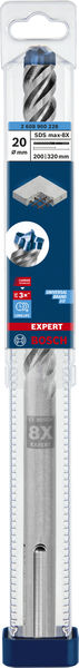 BOSCH EXPERT SDS max-8X Hammerbohrer, 20 x 200 x 320 mm. Für Bohrhämmer