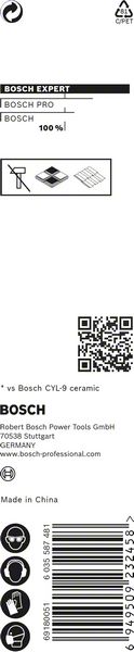 BOSCH EXPERT HEX-9 HardCeramic Bohrer, 10 x 90 mm. Für Dreh- und Schlagbohrer BOSCH EXPERT HEX-9 HardCeramic Bohrer, 10 x 90 mm. Für Dreh- und Schlagbohrer