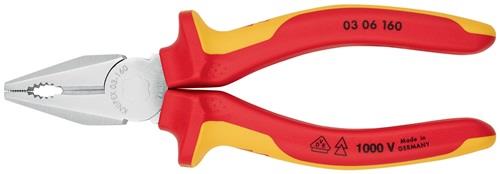 KNIPEX Kombizange L.160mm Mehrkomp.-Hüllen verchr.VDE KNIPEX KNIPEX Kombizange L.160mm Mehrkomp.-Hüllen verchr.VDE KNIPEX