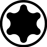 Wiha Bit Set Standard 25 mm TORX® (T27) 50-tlg. 1/4" C6,3 in Großpackung (29544)