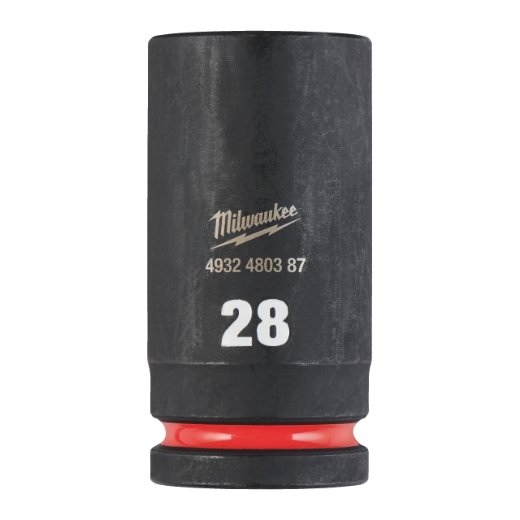 MILWAUKEE 28 x 90 mm SHOCKWAVE Schlagnuss 3/4" lang