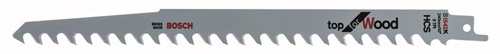 BOSCH Säbelsägeblatt S 1542 K L.240mm B.19mm TPI 3 8,5mm 2 St./Karte
