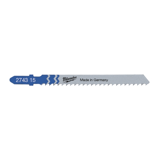 MILWAUKEE 75x 3 mm T127D Stichsägeblatt Metall für Schnitte in Aluminium