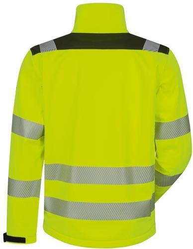 ELYSEE Warnschutz-Softshelljacke RYAN Gr.2XL (62/64) gelb/schwarz ELYSEE