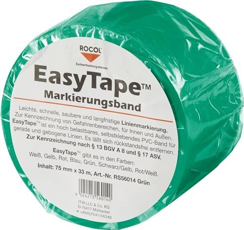 ROCOL Bodenmarkierungsband Easy Tape PVC grün L.33m B.75mm Rl.ROCOL