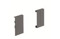 HETTICH Verbinder für Aluminiumfront InnoTech Atira, 70 mm, links und rechts, anthrazit, 9196349