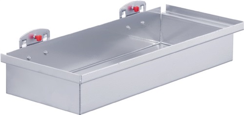 RASTERPLAN Ablagekasten H55xB320xT135mm alufarben f.Lochplatten RASTERPLAN