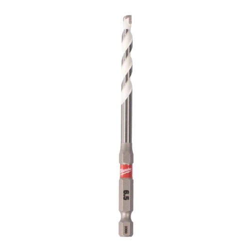 MILWAUKEE 6,5 x 108 mm SHOCKWAVE Multimaterial Bohrer 1/4" Hex