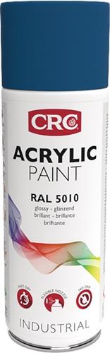 CRC Farbschutzlackspray ACRYLIC PAINT enzianbl. glänzend RAL5010 400ml Spraydose CRC