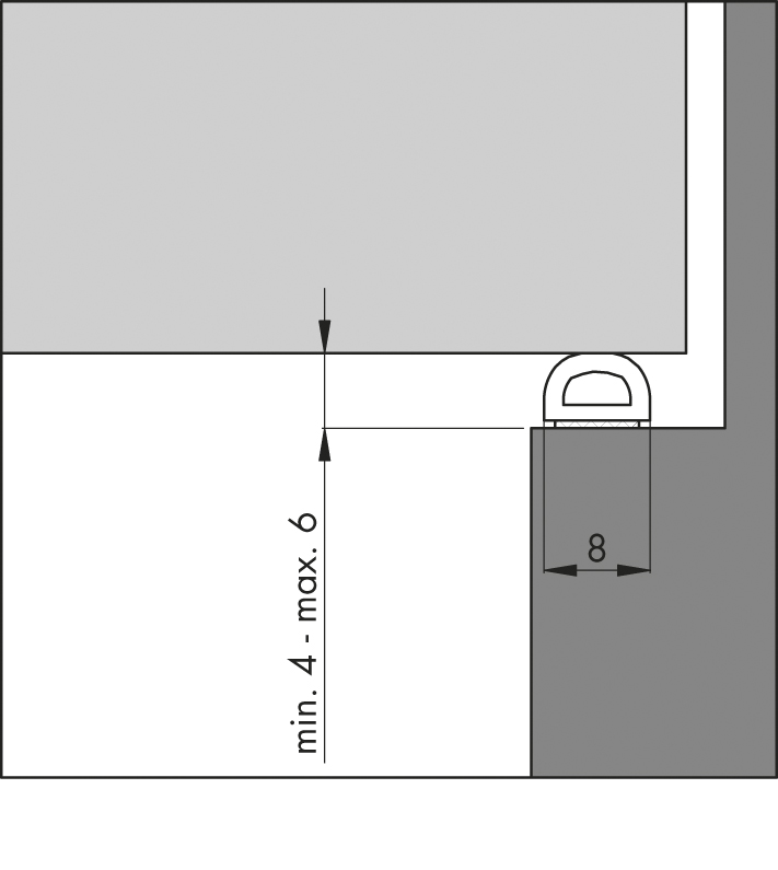 ELLEN Dichtungsband Ellenflex D selbstkl. EPDM Spaltmaß 4-6mm