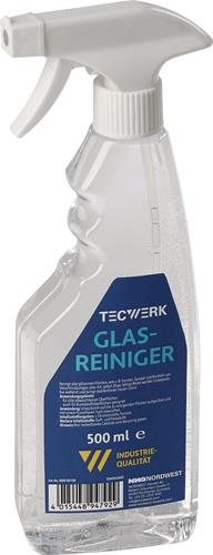 TECWERK Glasreiniger 500ml Sprühflasche TECWERK