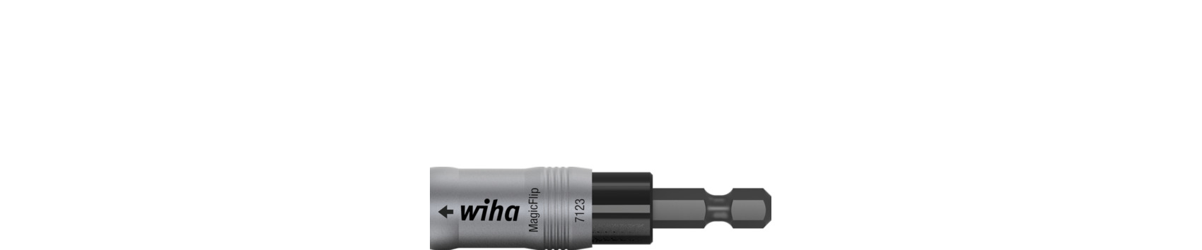 Wiha Bithalter MagicFlip Force magnetisch mit Ringmagnet, 1/4" in Box 62 mm (36800)