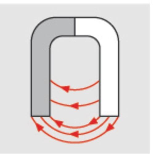 Wasserwaage Aluminium silber mit Magnet ± 0,5 mm/m TECWERK