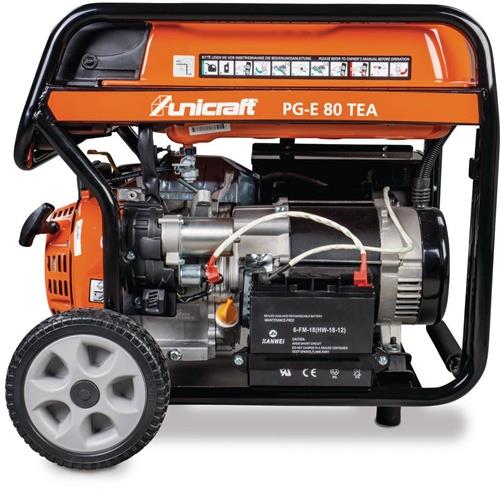 UNICRAFT Stromerzeuger PG-E 80 TEA 6,5 kW Benzin UNICRAFT UNICRAFT Stromerzeuger PG-E 80 TEA 6,5 kW Benzin UNICRAFT