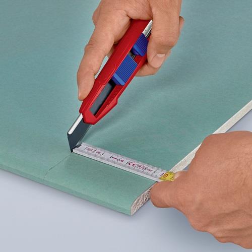 Cuttermesser CutiX® Klingen-B.18mm L.165mm Magnesium KNIPEX Cuttermesser CutiX® Klingen-B.18mm L.165mm Magnesium KNIPEX