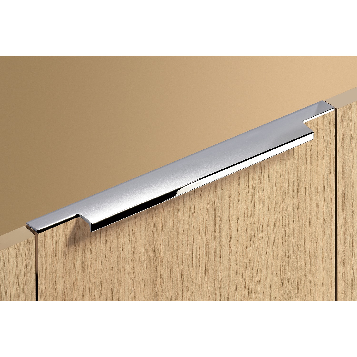 HETTICH Griffleiste Lamezia, L 795 mm, B 39 mm, Verchromt glanz, 9105809