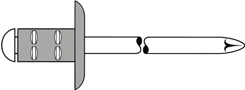 GESIPA Blindniet PolyGrip® Nietschaft dxl 3,2x8mm K9,5 Alu./STA 1000 St.GESIPA