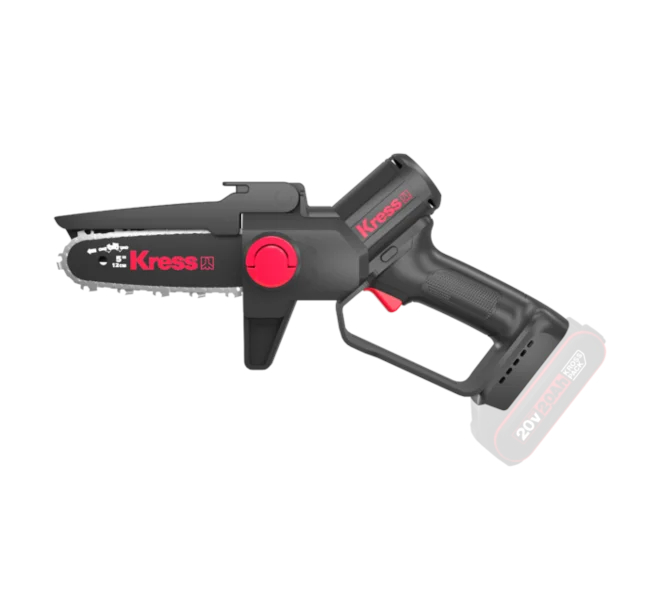KRESS bürstenlose 12 cm 20V Einhand-Akku-Kettensäge KRESS bürstenlose 12 cm 20V Einhand-Akku-Kettensäge