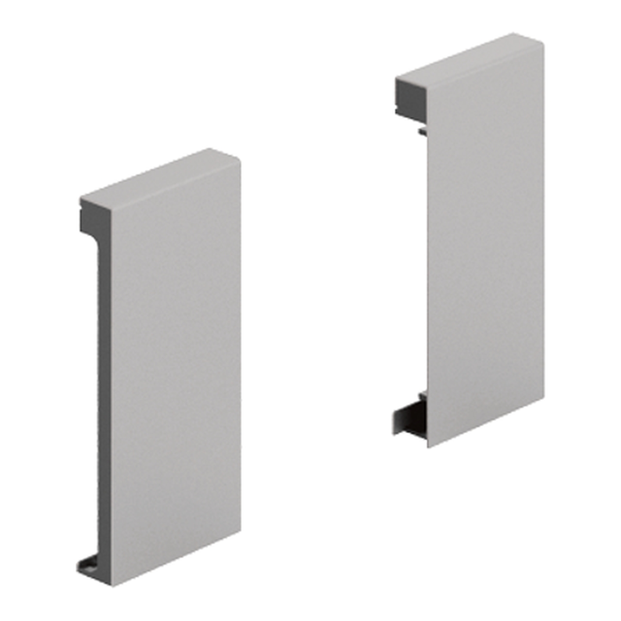 HETTICH Verbinder für Front ArciTech / 126 mm, anthrazit, 9140122