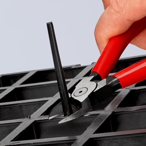 KNIPEX Seitenschneider f.Ku.L.140mm Kopf pol.ger.Ku.-Überzug KNIPEX