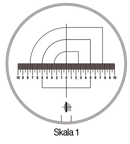 SCHWEIZER Messskala Tech-Line Skala-D.25/2,5mm Duo-Skala 1-Standard SCHWEIZER