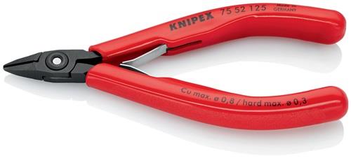 KNIPEX Elektronik-Seitenschneider L.125mm Form 5 Facette ja KNIPEX