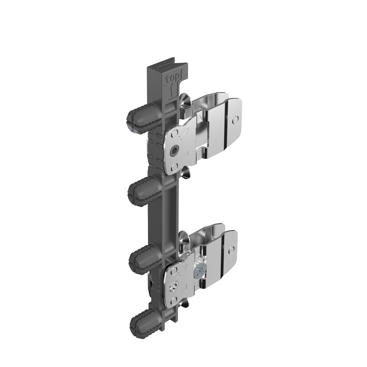 HETTICH AvanTech YOU Frontbefestigung für Zarge, Höhe 187 / 251 mm, zum Einschlagen, 9255839