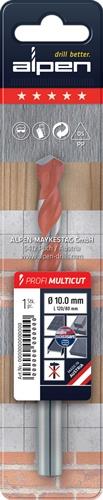 ALPEN Mehrzweckbohrer Profi Multicut D.6,5mm Arbeits-L.54mm Gesamt-L.100mm ALPEN Mehrzweckbohrer Profi Multicut D.6,5mm Arbeits-L.54mm Gesamt-L.100mm