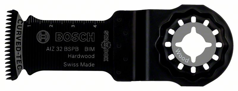 BOSCH BIM Tauchsägeblatt AIZ 32 BSPB, Hard Wood, 50 x 32 mm, 1er-Pack