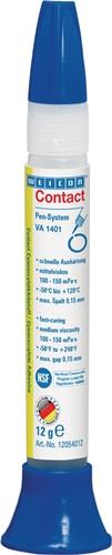 WEICON Cyanacrylatklebstoff VA 1401 12g farblos,klare Flüssigkeit Pen-System WEICON