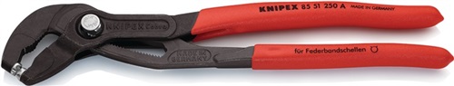 KNIPEX Federbandschellenzange Gesamt-L.180mm Kap.max.50mm Einstellungen 15