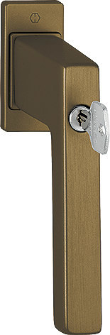 HOPPE® Fenstergriff absperrbar Austin 0769S/USV919 100NM, mit Schrauben, Aluminium, 11852975