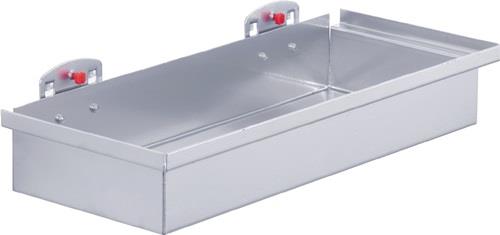 RASTERPLAN Ablagekasten H55xB320xT135mm alufarben f.Lochplatten RASTERPLAN