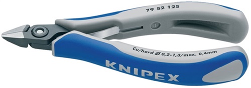 KNIPEX Präzisions-Elektronik-Seitenschn.L.125mm Form 5 Facette ja,sehr kl.pol.KNIPEX