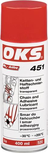 OKS Ketten- u.Haftschmierstoff OKS 451 400ml transp.Spraydose OKS