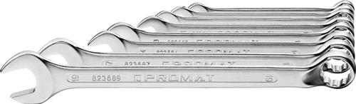 PROMAT Ringmaulschlüsselsatz 12-tlg.SW 6-22mm Form B CV-Stahl PROMAT