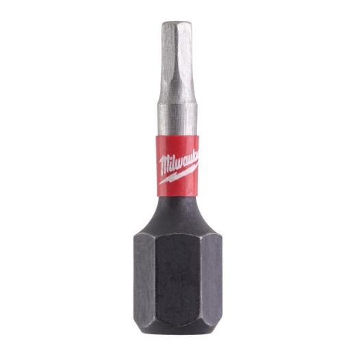 MILWAUKEE Hex 2,5 / 25 mm Schrauberbit SHOCKWAVE
