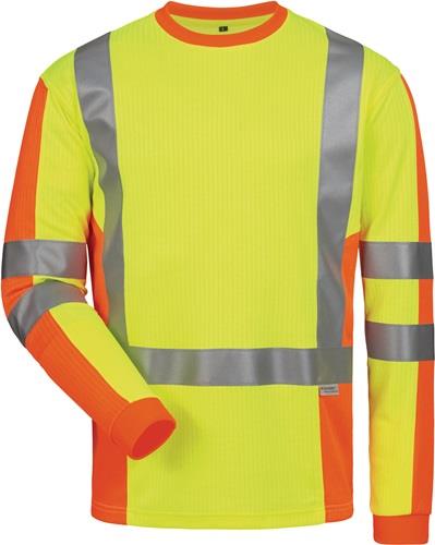 ELYSEE UV-/ Warnschutz-Langarmshirt Drachten Gr.XL gelb/orange ELYSEE