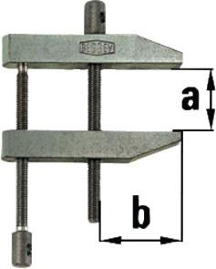 BESSEY Parallelschraubzwinge PA Spann-W.60mm A.35mm BESSEY