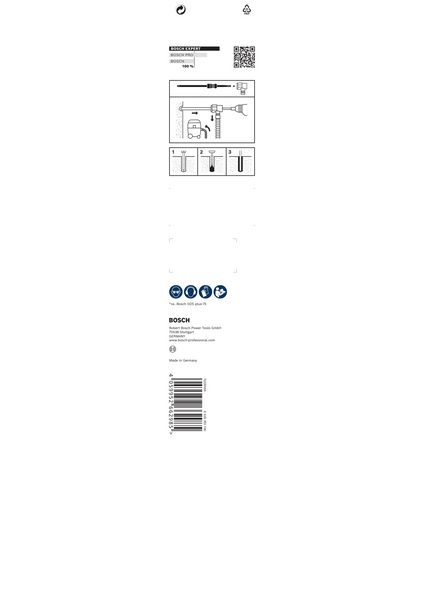 BOSCH EXPERT SDS Clean plus-8X Hammerbohrer, 12 x 200 x 350 mm