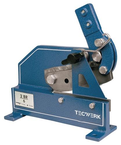 TECWERK Blech-/Rundstahlschere 2BR/6 Messer-L.180mm Stahlbl.70x6mm Rundstahl 13mm TW