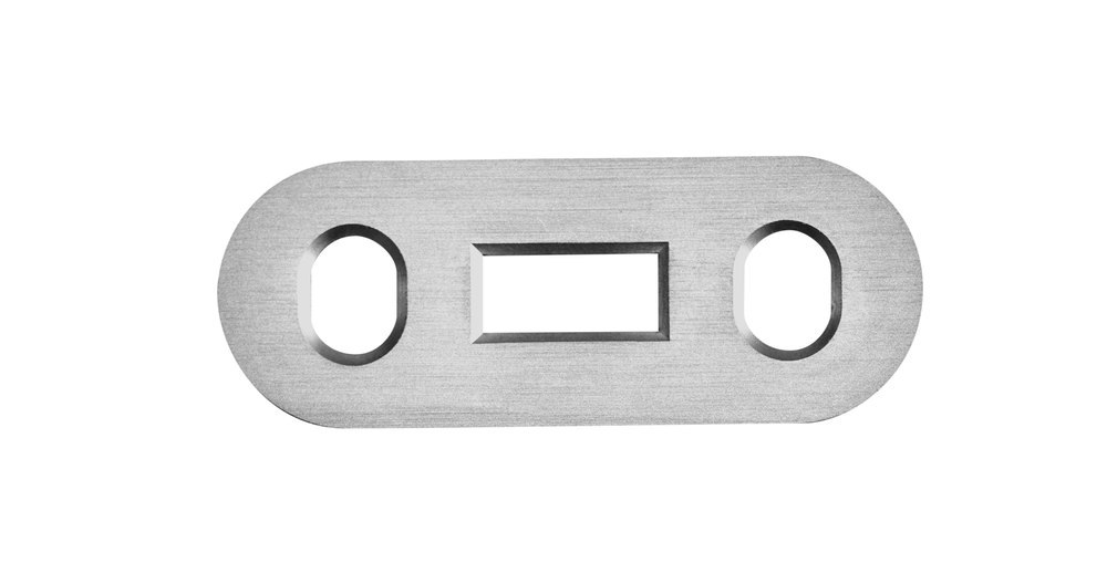 PLANET Schließblech für Kantriegel unten, Stahl